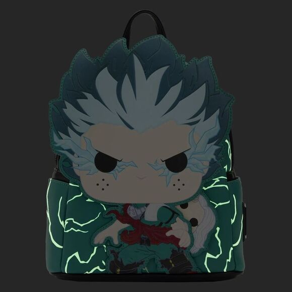 Funko Pop! Loungefly My Hero Academia Deku Infinity Glow Cosplay Mini Backpack - Picture 2 of 7